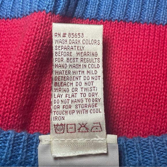 Koret Francisca Vintage Colorful Short Sleeve Embroidered Coastal Sweater XL - Picture 7 of 10